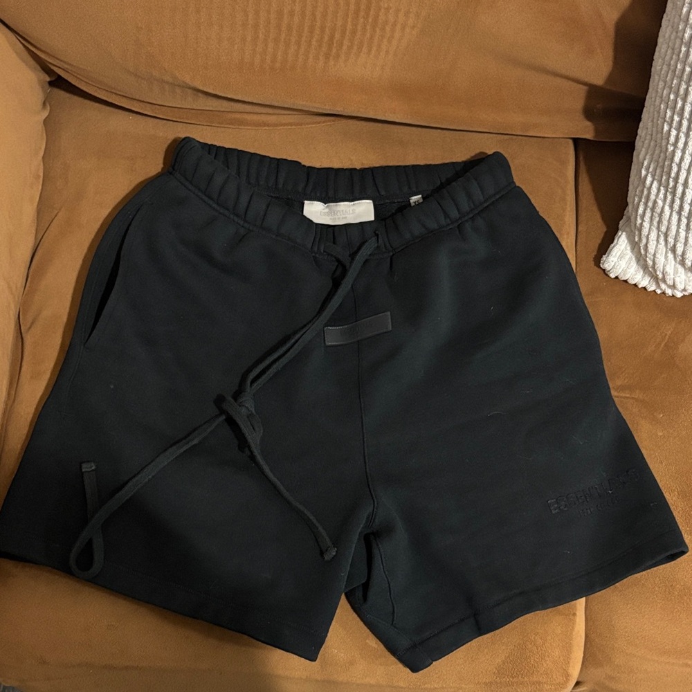 Essentials Black Athletic Shorts - image 1